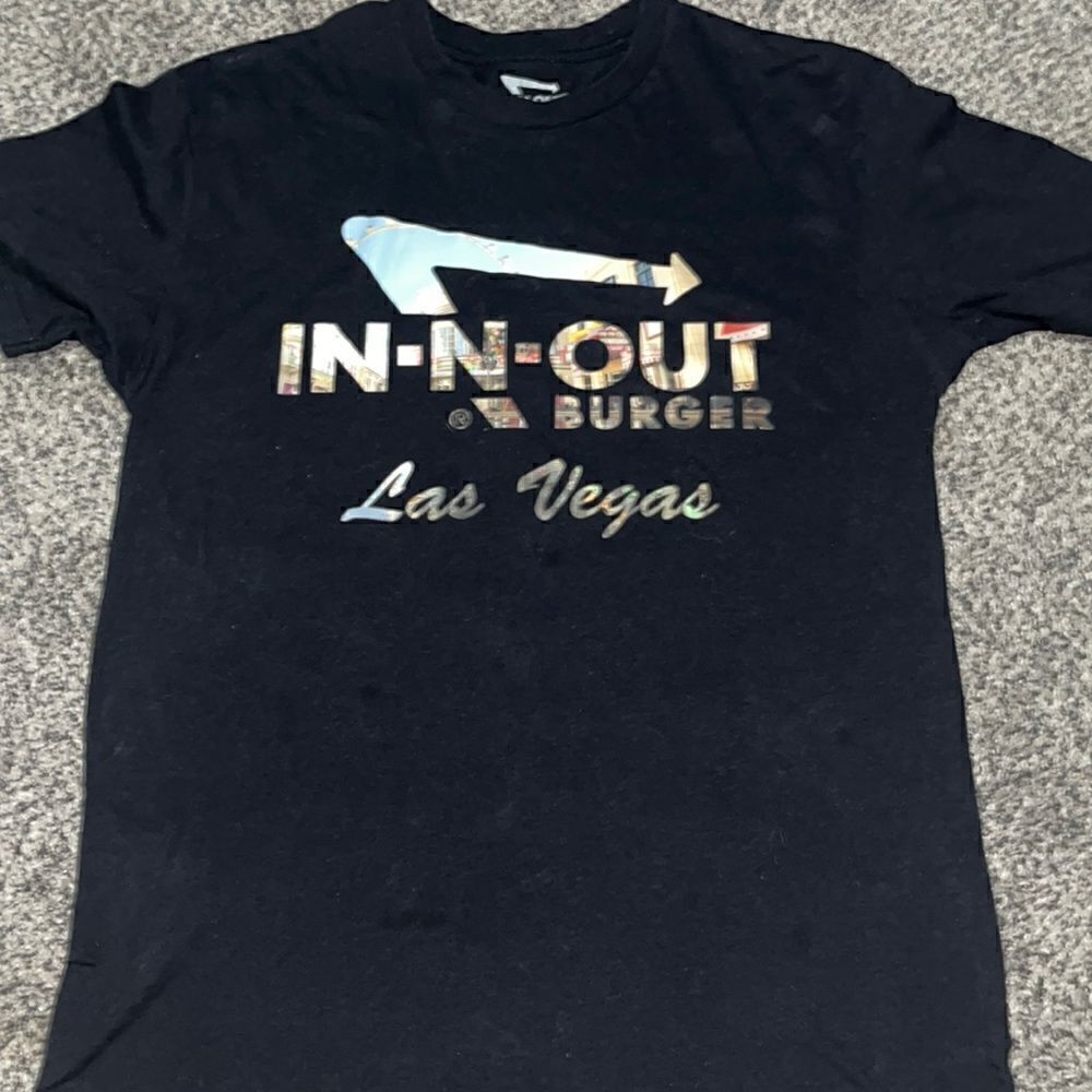 In N Out Burger Las Vegas - Black T Shirt - S